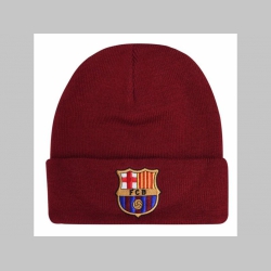FC Barcelona zimná čiapka s vyšívaným logom univerzálna veľkosť materiál 100% akryl farba: bordová